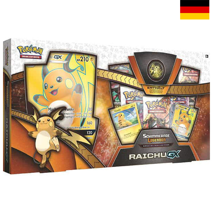 Schimmernde Legenden: Raichu GX Special Kollektion - Deutsch