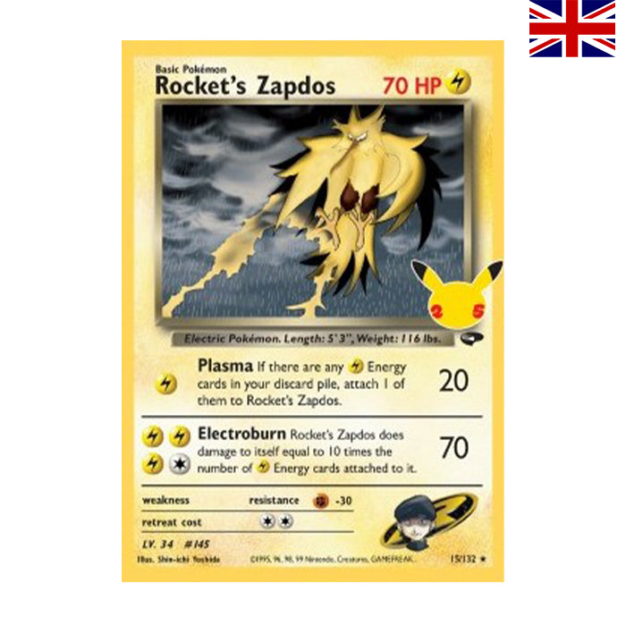 Rockets Zapdos (CEL GC 15)  - Englisch