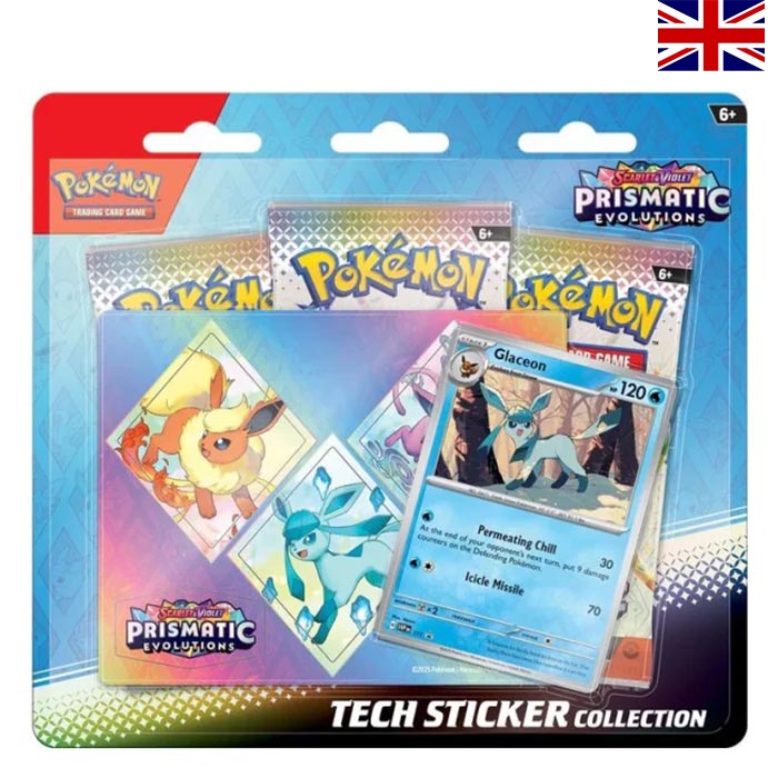 Scarlet & Violet - Prismatic Evolution Tech-Sticker-Collection - Englisch