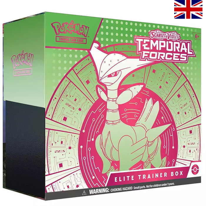 Scarlet & Violet - Temporal Forces Iron Leaves Elite Trainer Box - Englisch
