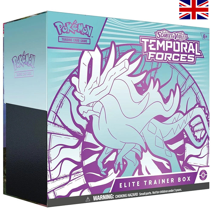 Scarlet & Violet - Temporal Forces Walking Wake Elite Trainer Box - Englisch (Folie defekt)