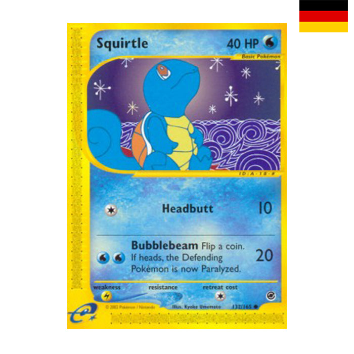 Schiggy (EX 132) Reverse - Deutsch