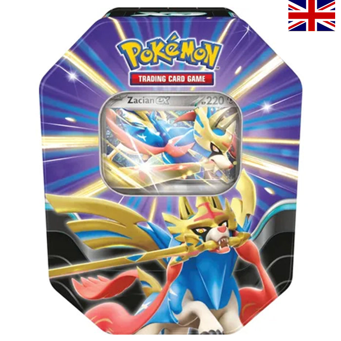 Slashing Legends Tins Zacian ex Tin - Englisch