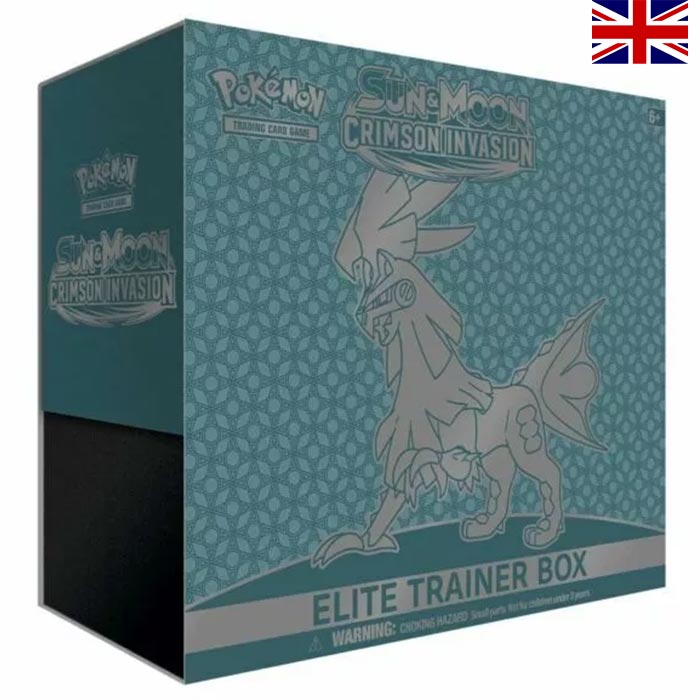 Sun &amp; Moon - Crimson Invasion Elite Trainer Box - English