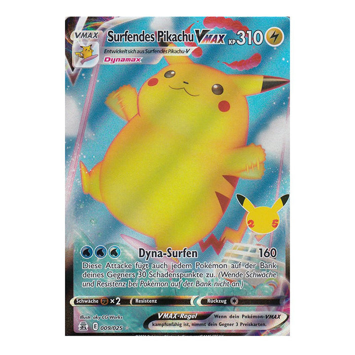 Surfendes Pikachu VMAX (CEL 009) - Deutsch