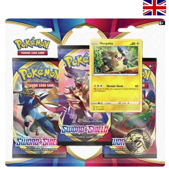 Sword & Shield - 3 Pack Blister - Englisch