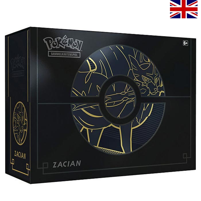 pokemon aufbewahrungs plus Schwert & Schild - Top Trainer Box PLUS - Zacian - Deutsch