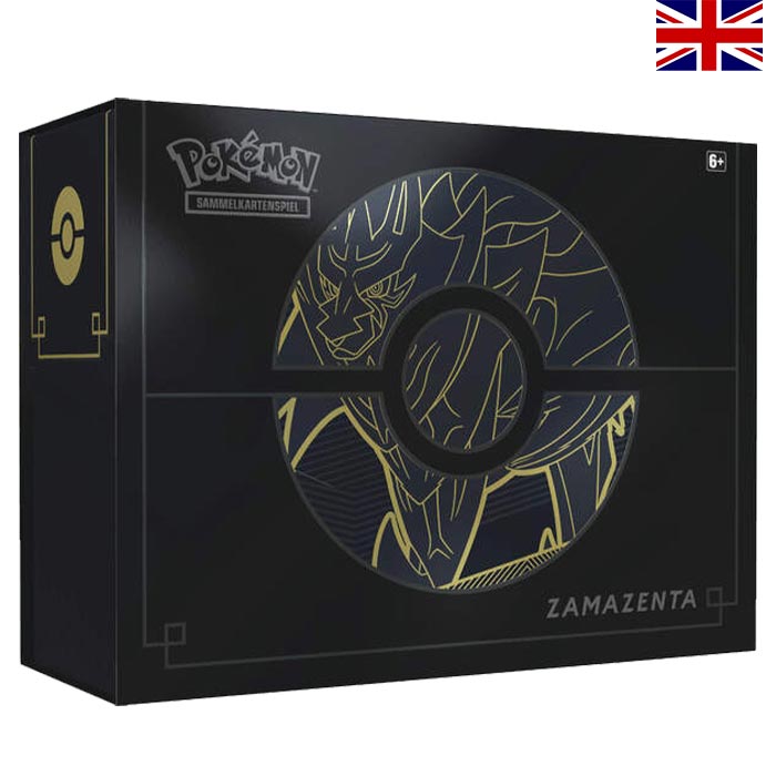 Schwert & Schild - Top Trainer Box PLUS - Zamazenta - Deutsch