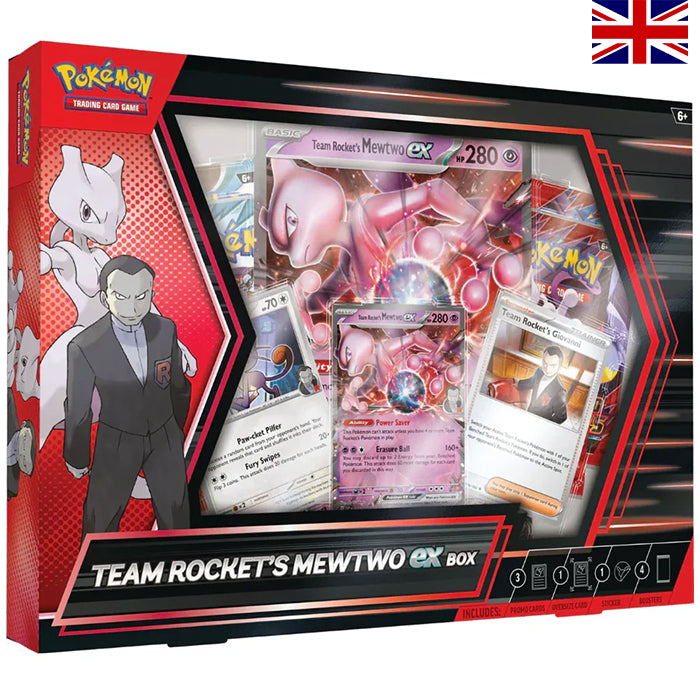 Team Rockets Mewtwo EX Box - Englisch