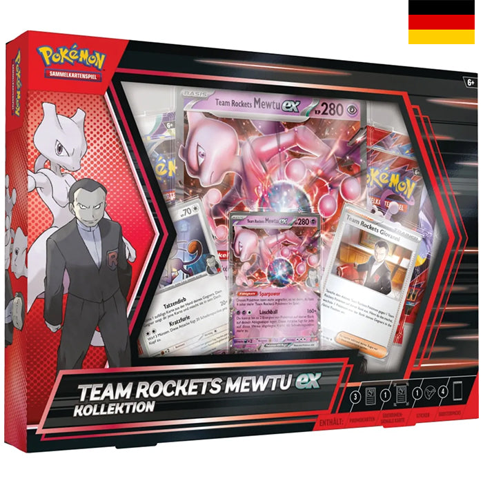 Team Rockets Mewtu EX Kollektion - Deutsch