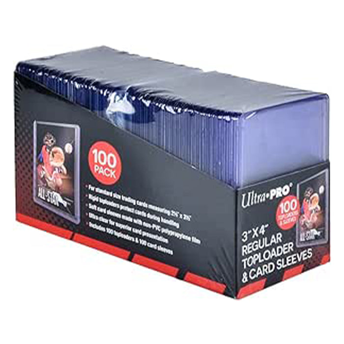 Ultra Pro - 100 Regular Toploader + 100 Soft Sleeves