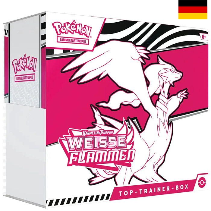Karmesin & Purpur - Weisse Flammen Top Trainer Box - Deutsch