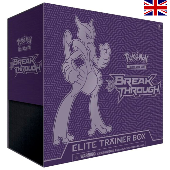 XY - BREAKthrough (Mega Mewtwo X) Elite Trainer Box - Englisch (Folie Leicht beschädigt)
