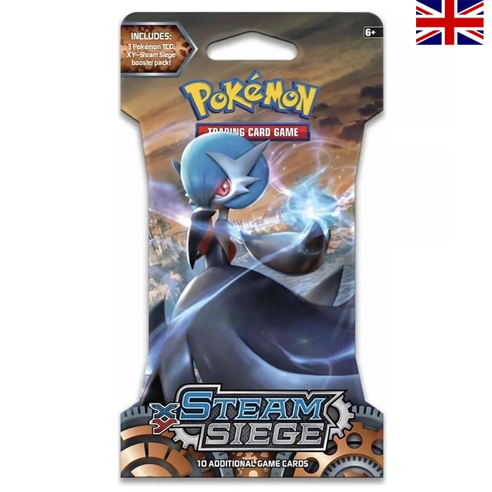 XY Steam Siege Sleeved Booster - English