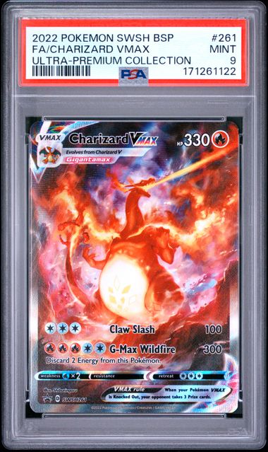 Charizard VMAX 2022 261 PSA 9 - Englisch