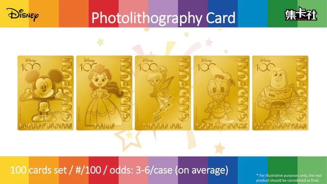 Card Fun Disney 100 Joyful Hobby Booster Box (CN) | Exclusive Trading Cards 2Sleeve Card Fun Disney 100 Joyful Hobby Booster Box (CN) | Exclusive Trading Cards 2Sleeve