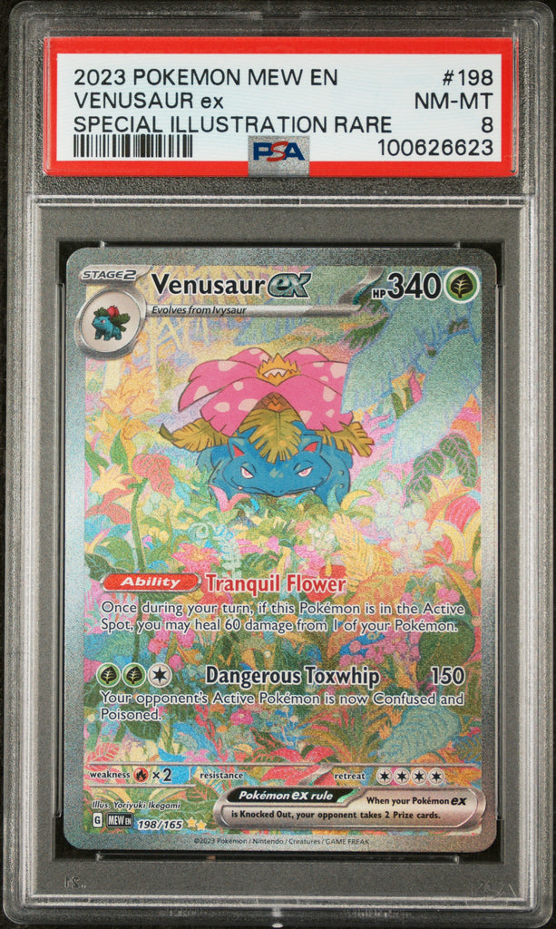 Venusaur EX 2023 198 Englisch PSA 8