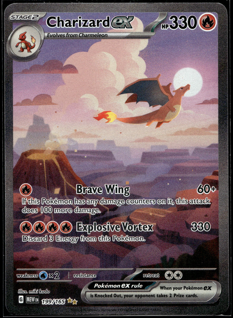 Glurak ex (MEW 199) - Englisch