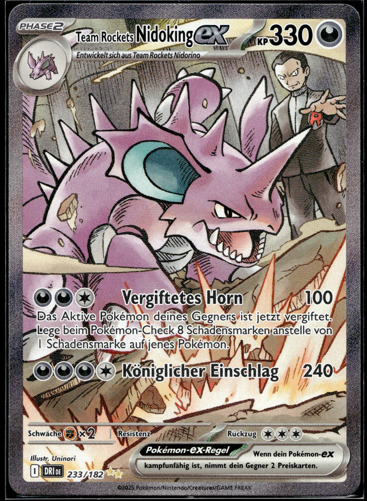 Team Rockets Nidoking ex (DRI 233) - German
