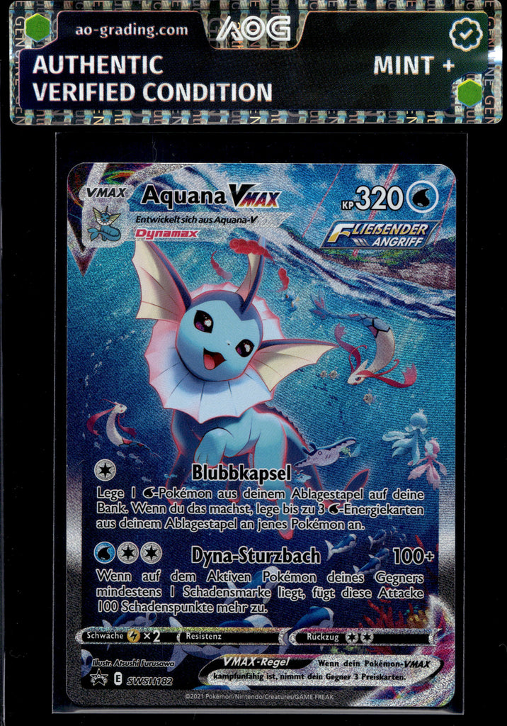 Aquana VMAX (SWSH 182) - German - AOG MINT+