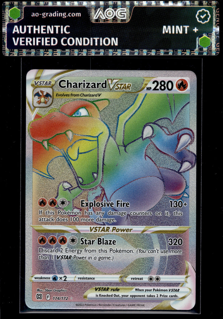 Glurak VSTAR (BRS 174) - Englisch - AOG MINT+