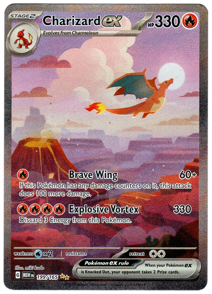 Charizard ex (MEW 199) - English 