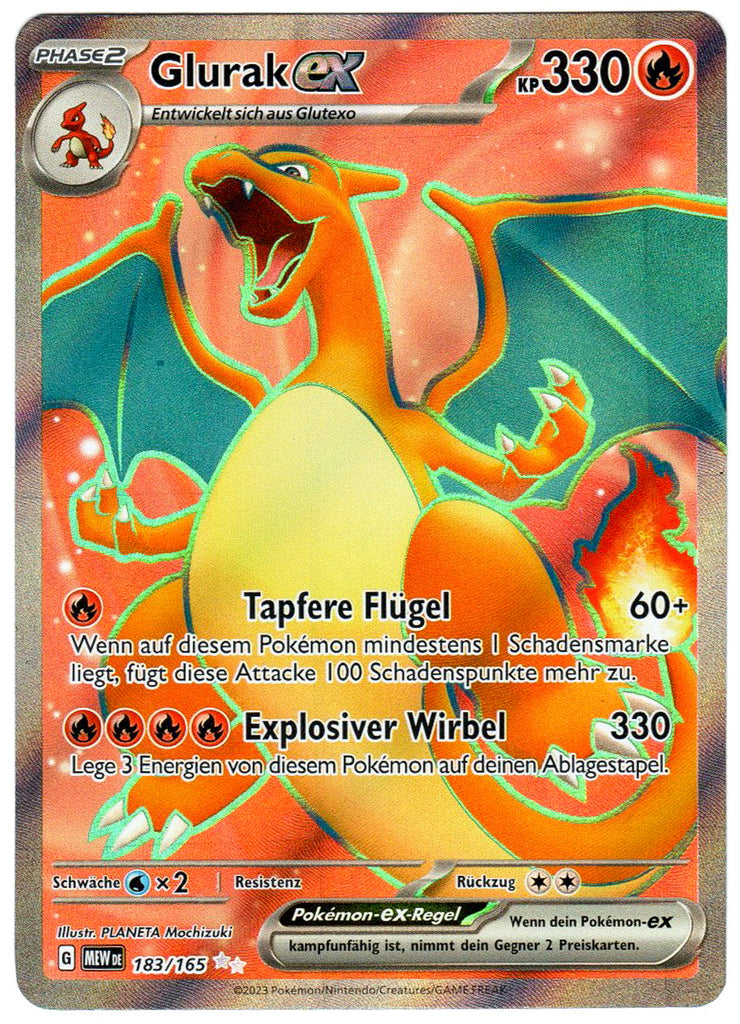 Charizard ex (MEW 183) - Deutsch