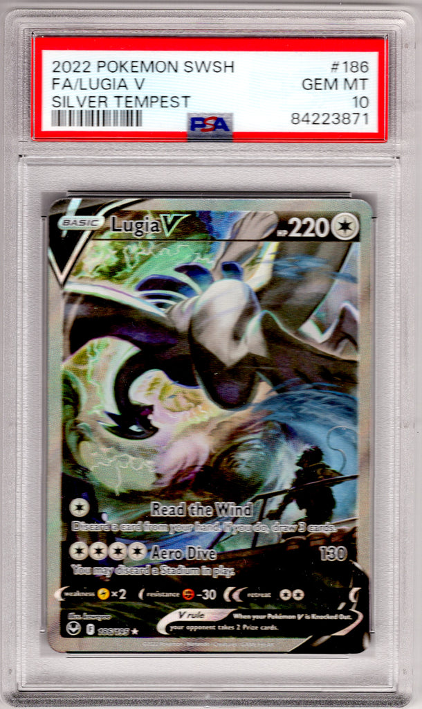 Lugia V 2022 #186 PSA 10