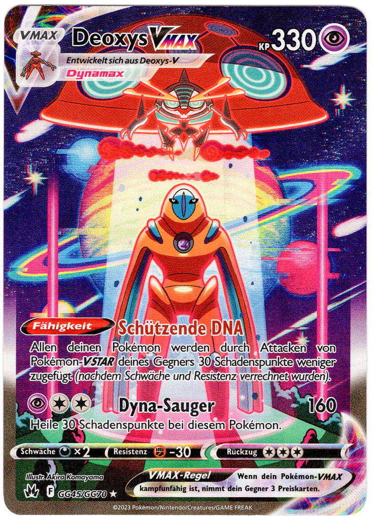 Deoxys VMAX (CRZ GG45) - English 