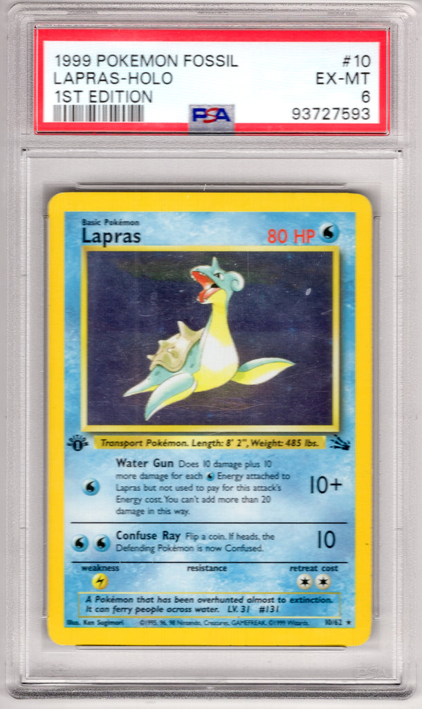 Lapras 1999 #10 PSA 6