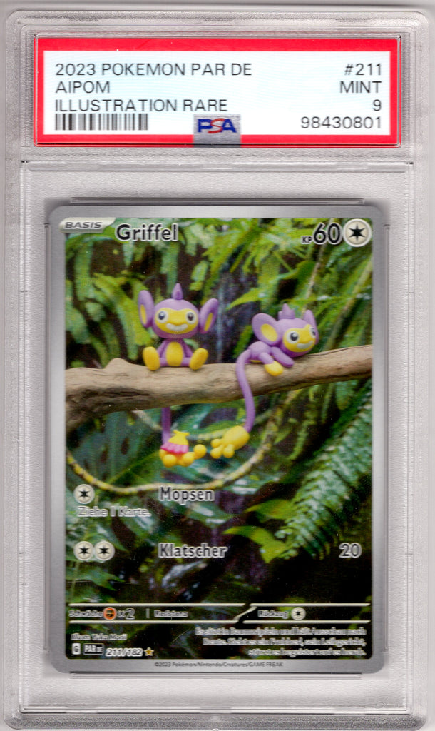 Aipom 2023 #211 PSA 9