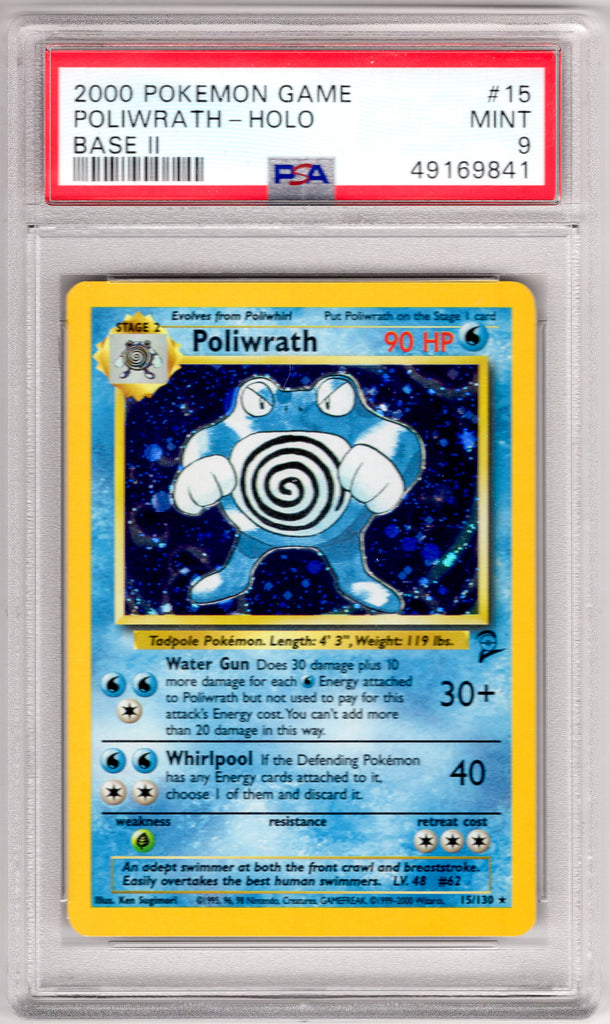 Poliwrath 2000 #15 PSA 9