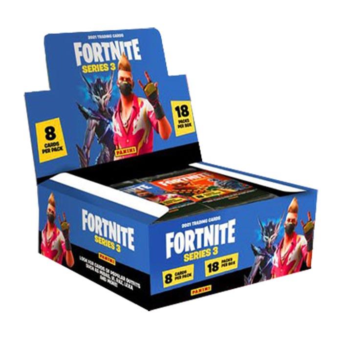 Panini Fortnite Series 3 Trading Cards Display - 2Sleeve