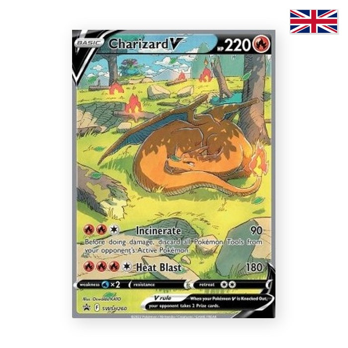 Glurak V (SWSH 260) - Englisch