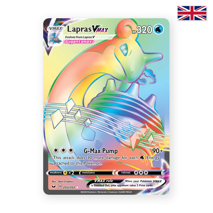 Lapras VMAX (SSH 203) - Englisch