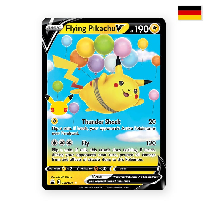 Fliegendes Pikachu V (CEL 006) - Deutsch