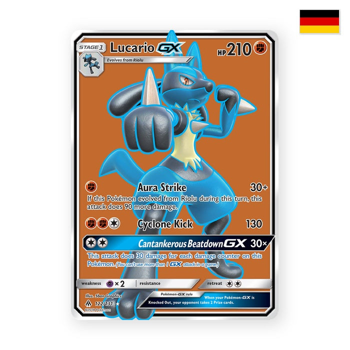 Lucario GX (FLI 122) - Deutsch