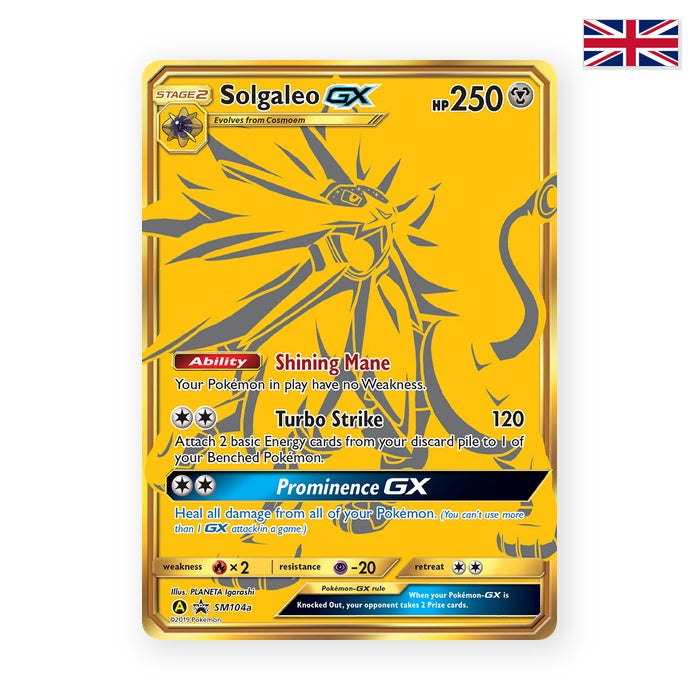 Solgaleo GX (SM SM104a) - Englisch