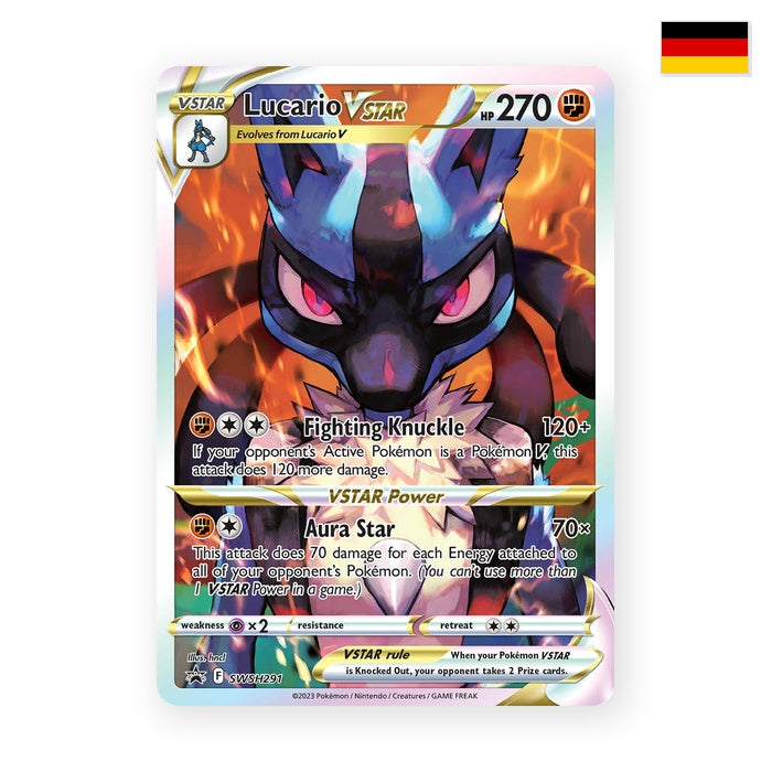 Lucario VSTAR (SWSH 291) (Sealed) - Deutsch