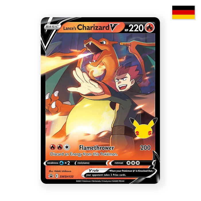 Lance's Charizard V (SWSH 133) - Deutsch