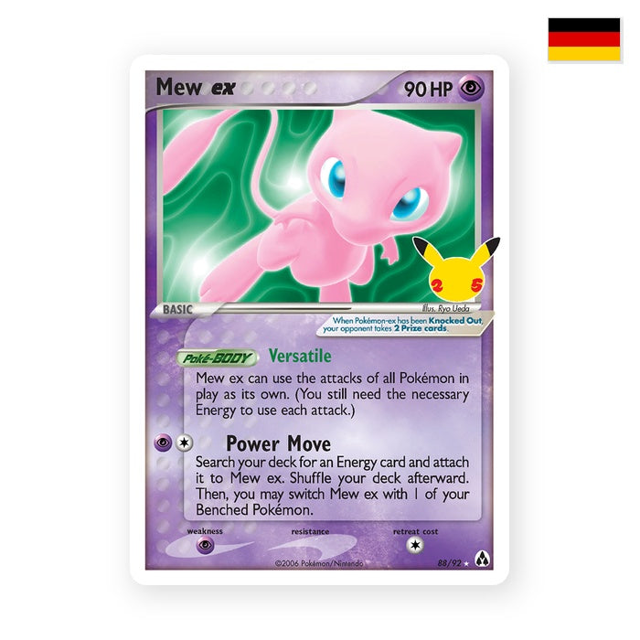 Mew ex (CEL LM 88) - Deutsch