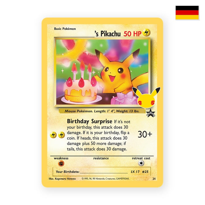 _____'s Pikachu (CEL WP 24) - Deutsch