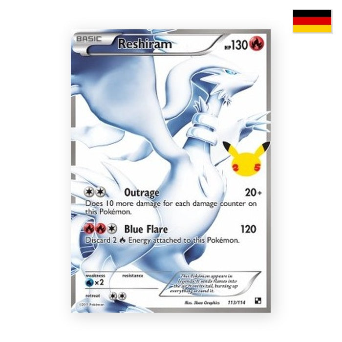 Reshiram (CEL BLW 113) - Deutsch