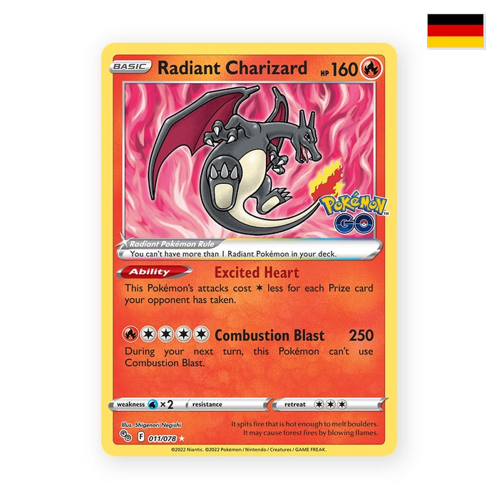 Strahlendes Glurak (PGO 011) - Deutsch
