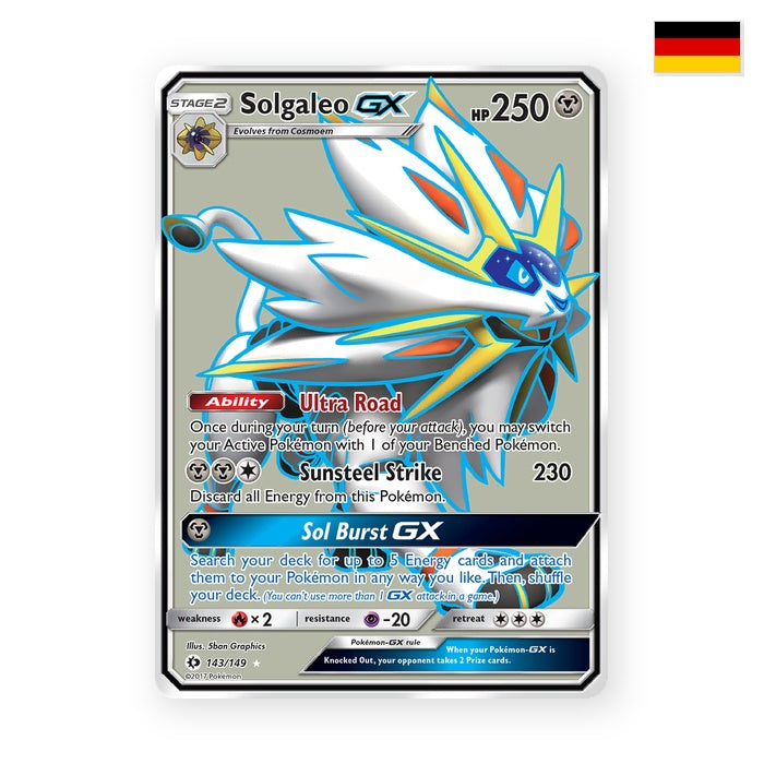 Solgaleo GX (SUM 143) - Deutsch