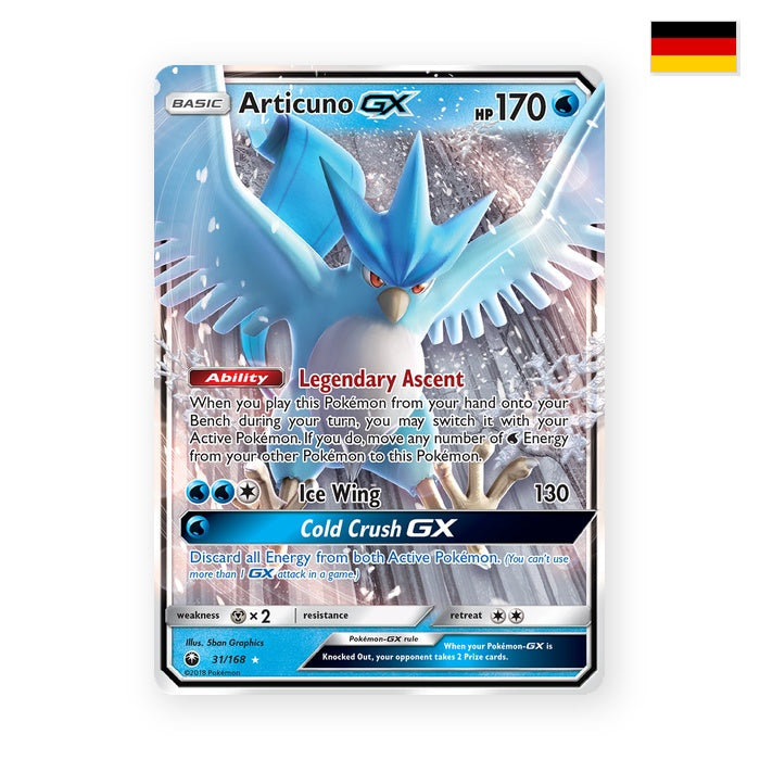 Articuno GX (CES 31) - Deutsch