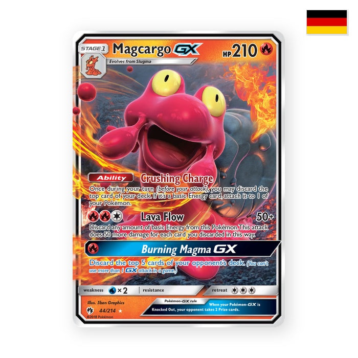 Magcargo GX (LOT 44) - Deutsch