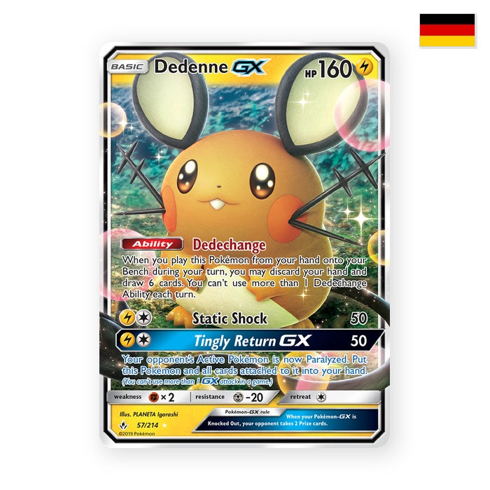 Dedenne GX (UNB 57) - Deutsch