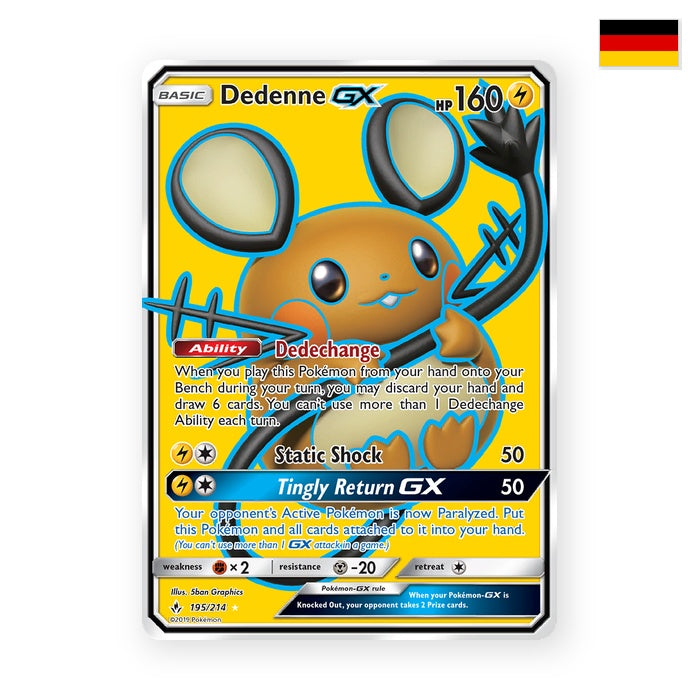 Dedenne GX (UNB 195) - Deutsch