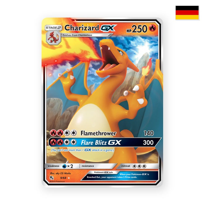 Charizard GX (HIF 9) - Deutsch
